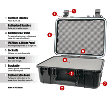 Waterproof Hard Case for AED's & 1st Aid Supplies!