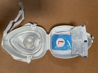 CPR-Rescue Mask w/Oxygen port  A.N.S.I.