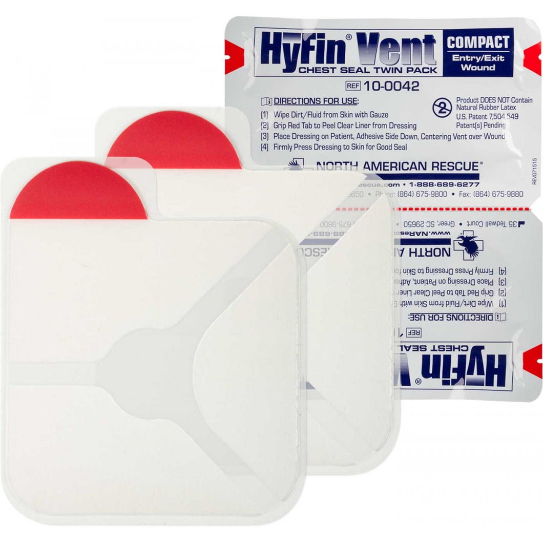 HyFin Vent Compact Chest Seal Twin Pack (Oxygen)