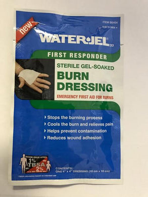 Burn Dressing Water-Jel 4x4 !