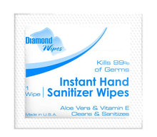Hand Sanitizer 64% Ethyl Alcohol Wipes