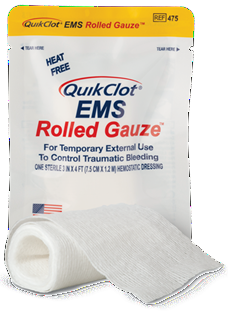 QuikClot® Hemostatic Gauze w/Kaolin 3