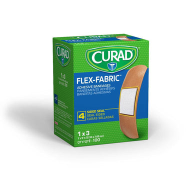 Bandage Elastic Flex-Fabric Adhesive Bandages 1x3 100/Bx