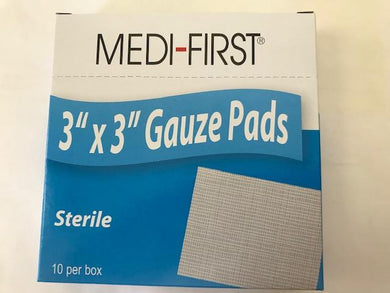 Gauze Pad 3x3 Sterile